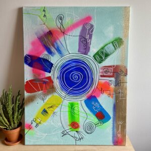 "My life is coloful" Original