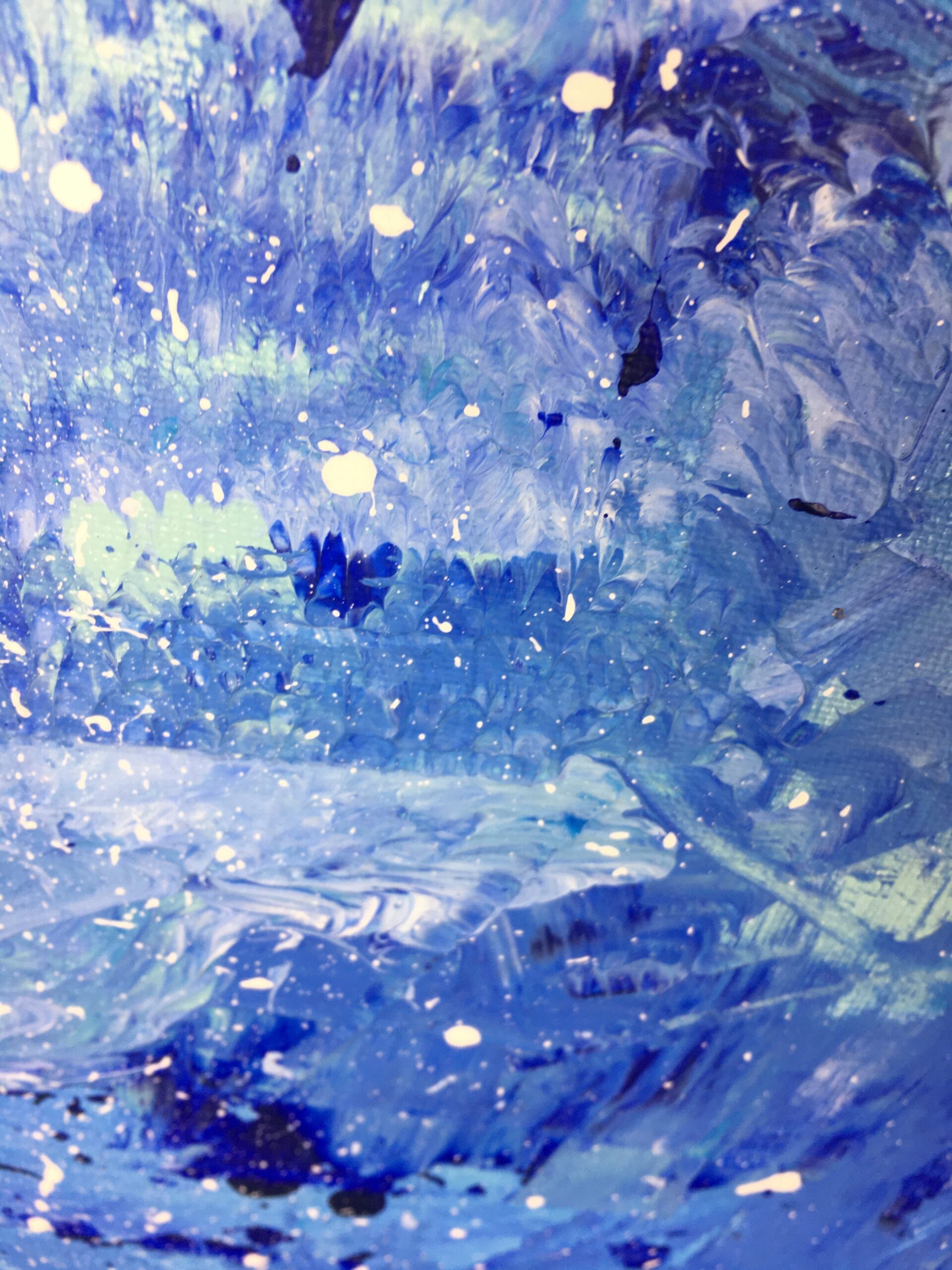 "Dive into blue" Original – Bild 2