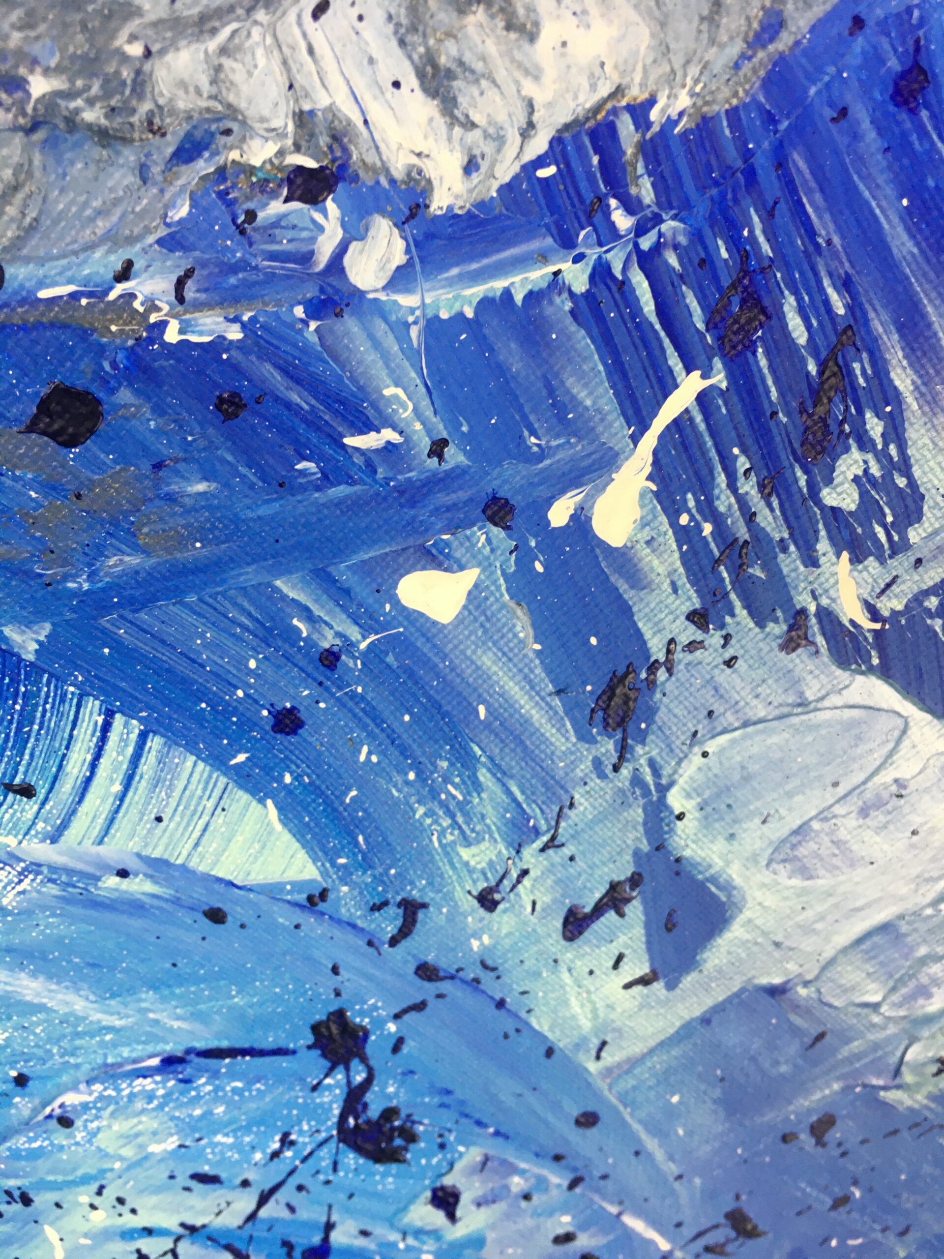 "Dive into blue" Original – Bild 3