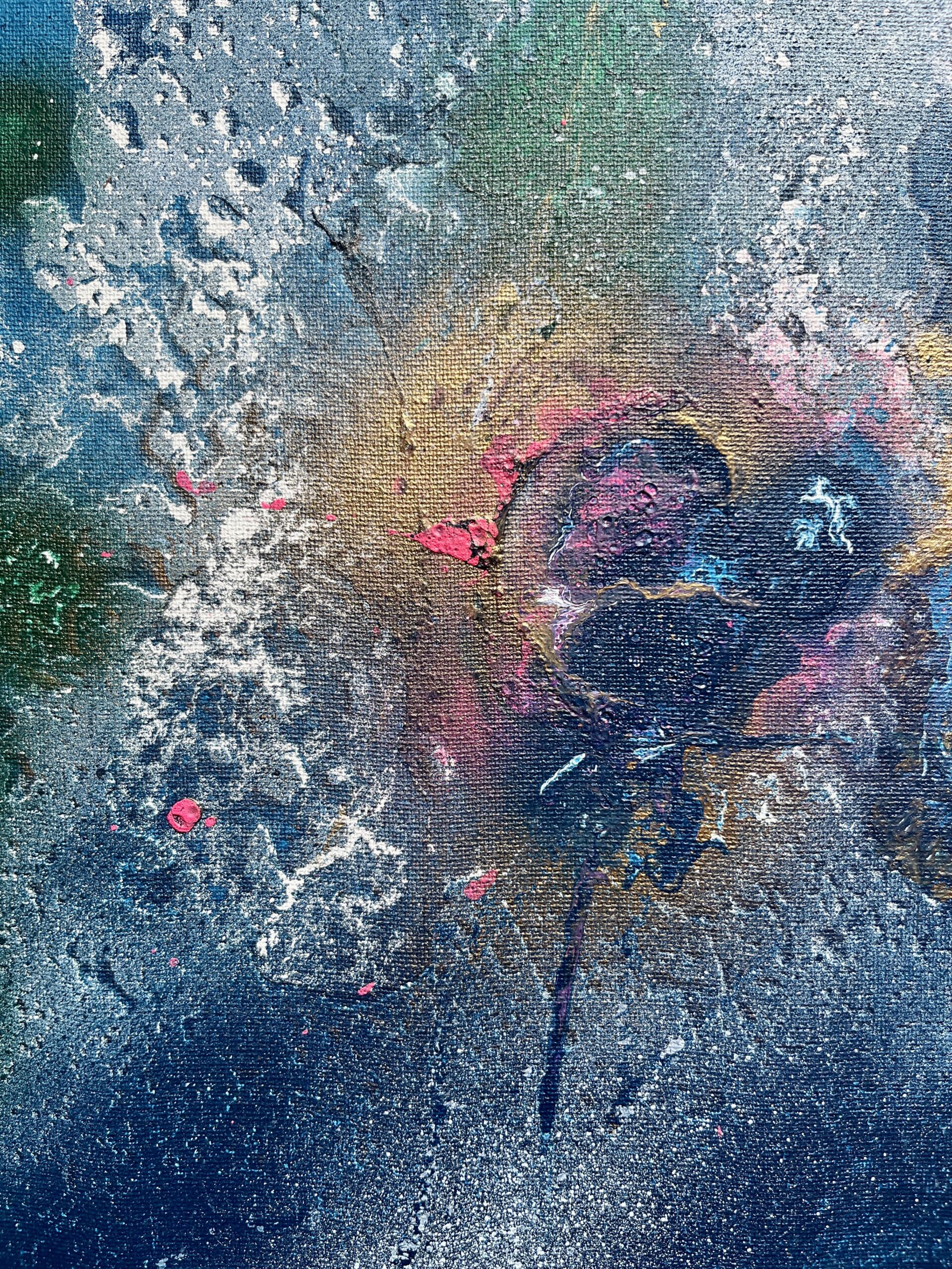 "Dive in the forest lake" Original – Bild 2