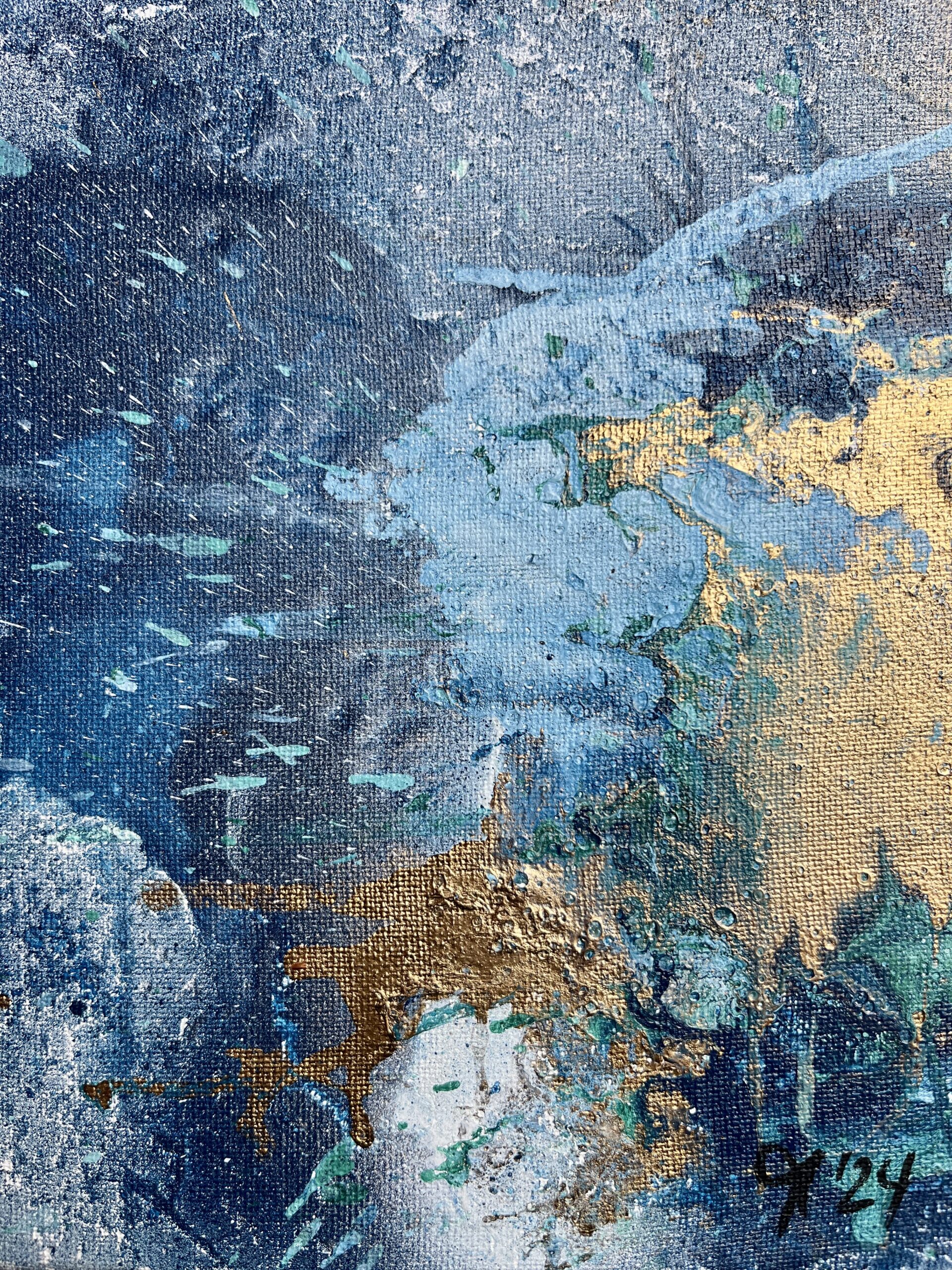 "Dive in the forest lake" Original – Bild 8